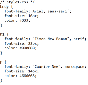 Với bài đọc thêm Lịch sử CSS (Bài 13), em hãy thiết lập hai tệp CSS khác nhau