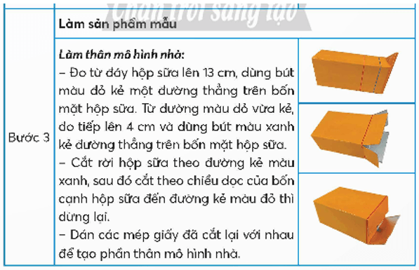 Công nghệ lớp 5 Chân trời sáng tạo Bài 4: Thực hành thiết kế nhà đồ chơi